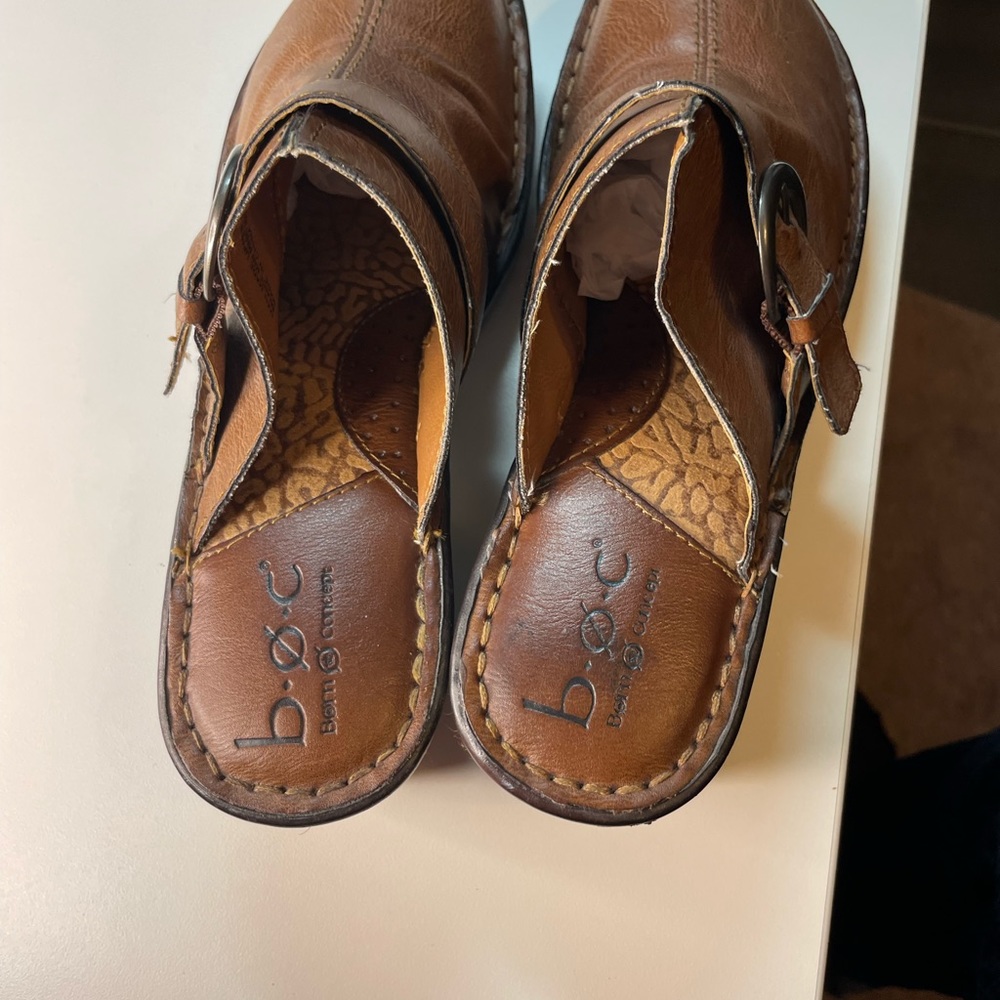 Brown B.O.C Clog Mule Size 7 - image 5